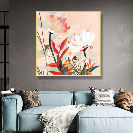 _label_, DSZ Product, feed-cond-new, feed-sl-free shipping, free-shipping, newWall Art 50Cm X 50Cm Native Floral Gold Frame Canvas - Premium Home & Garden > Wall Art > 3D Wall Art from Artime ! Shop Online Buy Now at S & D's Value Store Family Business Best Customer Service_label_, DSZ Product, feed-cond-new, feed-sl-free shipping, free-shipping, new