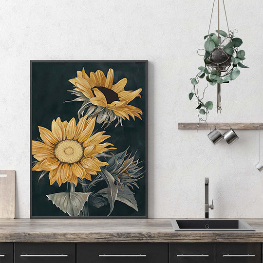 _label_, DSZ Product, feed-cond-new, feed-sl-free shipping, free-shipping, newWall Art 40Cm X 60Cm Sunflowers Black Frame Canvas - Premium Home & Garden > Wall Art > Posters, Paintings & Prints from Artime ! Shop Online Buy Now at S & D's Value Store Family Business Best Customer Service_label_, DSZ Product, feed-cond-new, feed-sl-free shipping, free-shipping, new