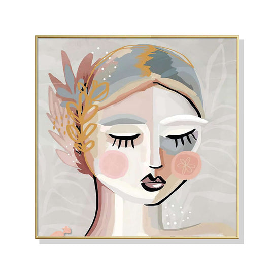 _label_, DSZ Product, feed-cond-new, feed-sl-free shipping, free-shipping, newWall Art 70Cm X 70Cm Calm Girl Gold Frame Canvas - Premium Home & Garden > Wall Art > Posters, Paintings & Prints from Artime ! Shop Online Buy Now at S & D's Value Store Family Business Best Customer Service_label_, DSZ Product, feed-cond-new, feed-sl-free shipping, free-shipping, new