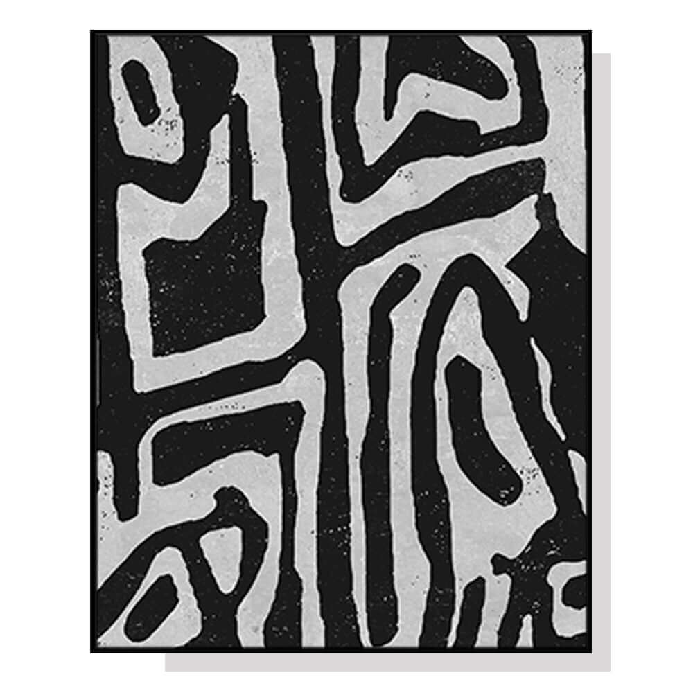 _label_, DSZ Product, feed-cond-new, feed-sl-free shipping, free-shipping, newWall Art 50Cm X 70Cm Abstract Black Artwork Black Frame Canvas - Premium Home & Garden > Decor > Picture Frames from Artime ! Shop Online Buy Now at S & D's Value Store Family Business Best Customer Service_label_, DSZ Product, feed-cond-new, feed-sl-free shipping, free-shipping, new