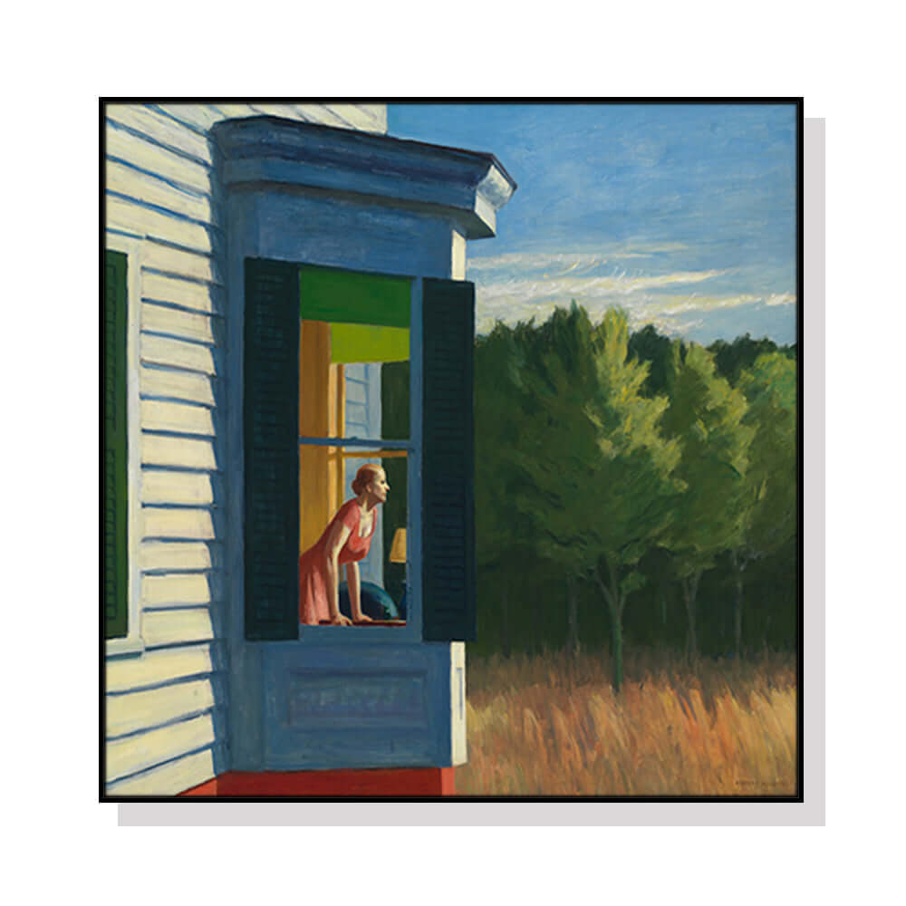 _label_, DSZ Product, feed-cond-new, feed-sl-free shipping, free-shipping, newWall Art 50Cm X 50Cm Cape Cod Morning By Edward Hopper Black Frame Canvas - Premium Home & Garden > Wall Art > Posters, Paintings & Prints from Artime ! Shop Online Buy Now at S & D's Value Store Family Business Best Customer Service_label_, DSZ Product, feed-cond-new, feed-sl-free shipping, free-shipping, new