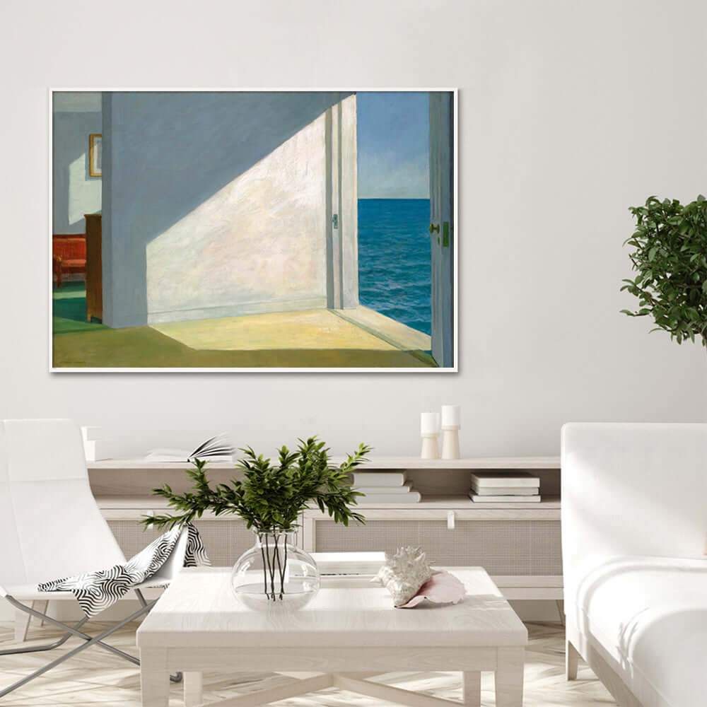 _label_, DSZ Product, feed-cond-new, feed-sl-free shipping, free-shipping, newWall Art 50Cm X 70Cm Room By The Sea By Edward Hopper White Frame Canvas - Premium Home & Garden > Wall Art > Posters, Paintings & Prints from Artime ! Shop Online Buy Now at S & D's Value Store Family Business Best Customer Service_label_, DSZ Product, feed-cond-new, feed-sl-free shipping, free-shipping, new