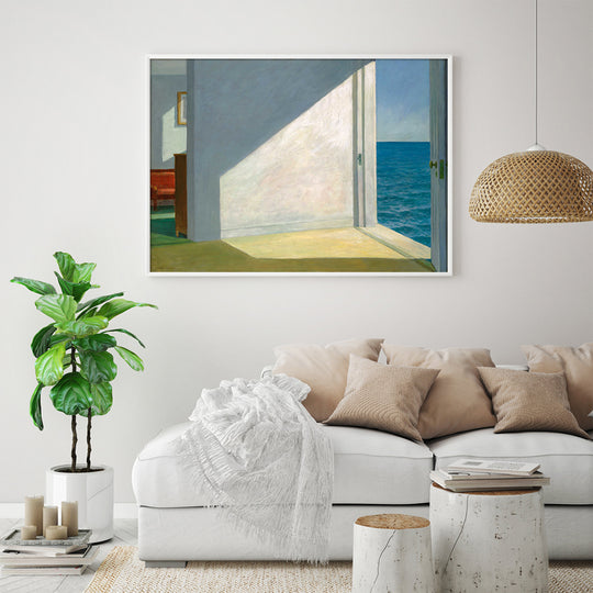 _label_, DSZ Product, feed-cond-new, feed-sl-free shipping, free-shipping, newWall Art 80Cm X 120Cm Room By The Sea By Edward Hopper White Frame Canvas - Premium Home & Garden > Wall Art > Posters, Paintings & Prints from Artime ! Shop Online Buy Now at S & D's Value Store Family Business Best Customer Service_label_, DSZ Product, feed-cond-new, feed-sl-free shipping, free-shipping, new