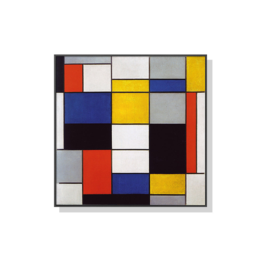 _label_, DSZ Product, feed-cond-new, feed-sl-free shipping, free-shipping, newWall Art 50Cm X 50Cm Large Composition A By Piet Mondrian Black Frame Canvas - Premium Home & Garden > Hobbies > Arts & Crafts from Artime ! Shop Online Buy Now at S & D's Value Store Family Business Best Customer Service_label_, DSZ Product, feed-cond-new, feed-sl-free shipping, free-shipping, new