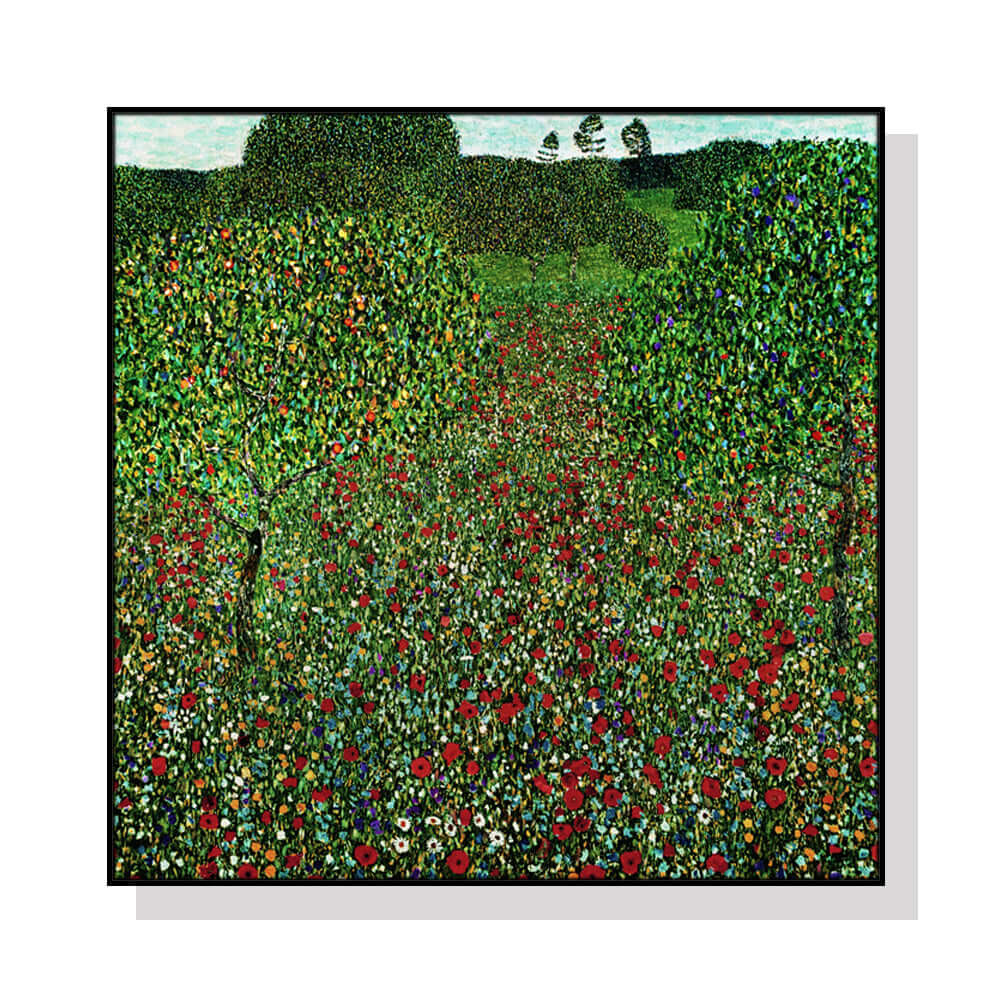 _label_, DSZ Product, feed-cond-new, feed-sl-free shipping, free-shipping, newWall Art 50Cm X 50Cm Italian Garden By Gustav Klimt Black Frame Canvas - Premium Home & Garden > Wall Art > Posters, Paintings & Prints from Artime ! Shop Online Buy Now at S & D's Value Store Family Business Best Customer Service_label_, DSZ Product, feed-cond-new, feed-sl-free shipping, free-shipping, new