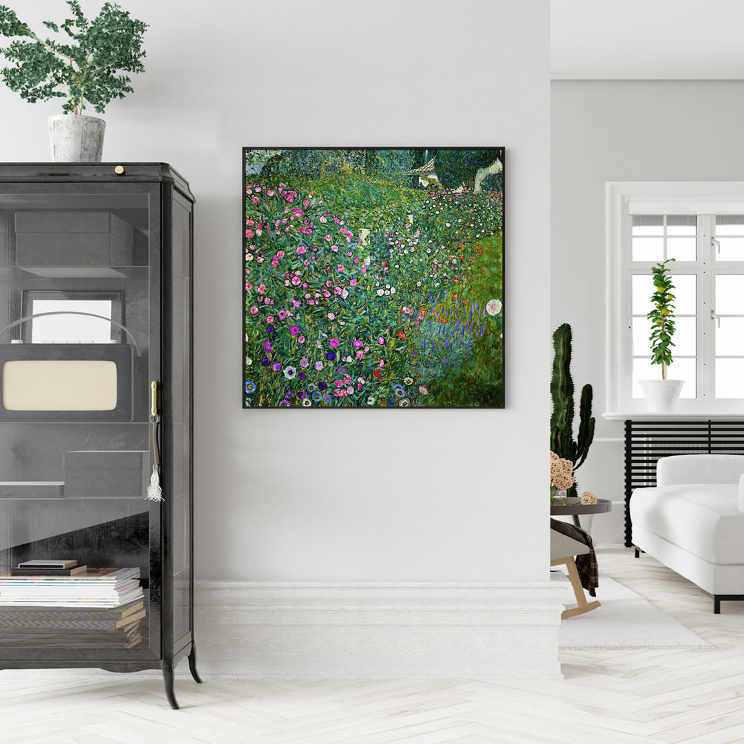 _label_, DSZ Product, feed-cond-new, feed-sl-free shipping, free-shipping, newWall Art 60Cm X 60Cm Italian Garden By Gustav Klimt Black Frame Canvas - Premium Home & Garden > Wall Art > Posters, Paintings & Prints from Artime ! Shop Online Buy Now at S & D's Value Store Family Business Best Customer Service_label_, DSZ Product, feed-cond-new, feed-sl-free shipping, free-shipping, new