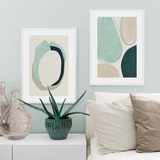 _label_, DSZ Product, feed-cond-new, feed-sl-free shipping, free-shipping, newWall Art 60Cm X 90Cm Abstract Green Circle 2 Sets White Frame Canvas - Premium Home & Garden > Wall Art > Posters, Paintings & Prints from Artime ! Shop Online Buy Now at S & D's Value Store Family Business Best Customer Service_label_, DSZ Product, feed-cond-new, feed-sl-free shipping, free-shipping, new