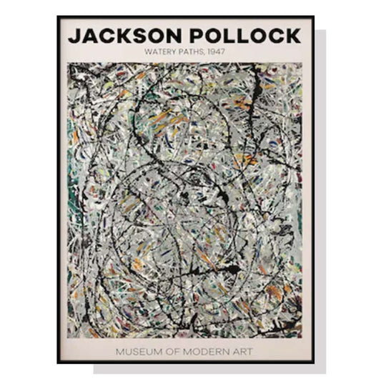 _label_, DSZ Product, feed-cond-new, feed-sl-free shipping, free-shipping, newWall Art 40Cm X 60Cm Jackson Pollock Exhibition Iii Black Frame Canvas - Premium Home & Garden > Decor > Picture Frames from Artime ! Shop Online Buy Now at S & D's Value Store Family Business Best Customer Service_label_, DSZ Product, feed-cond-new, feed-sl-free shipping, free-shipping, new