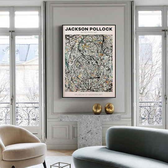 _label_, DSZ Product, feed-cond-new, feed-sl-free shipping, free-shipping, newWall Art 40Cm X 60Cm Jackson Pollock Exhibition Iii Black Frame Canvas - Premium Home & Garden > Decor > Picture Frames from Artime ! Shop Online Buy Now at S & D's Value Store Family Business Best Customer Service_label_, DSZ Product, feed-cond-new, feed-sl-free shipping, free-shipping, new