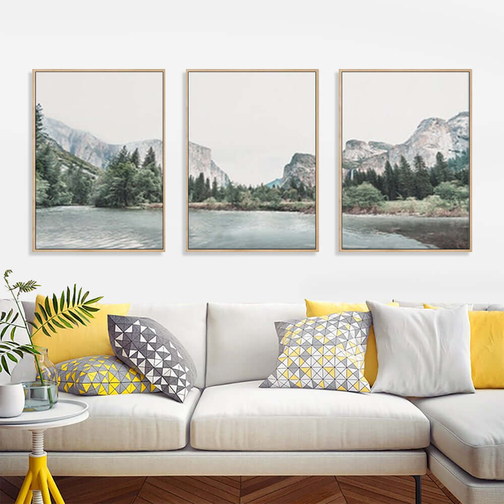 _label_, DSZ Product, feed-cond-new, feed-sl-free shipping, free-shipping, newWall Art 70Cm X 100Cm Yosemite Valley National Park 3 Sets Wood Frame Canvas - Premium Home & Garden > Wall Art > Posters, Paintings & Prints from Artime ! Shop Online Buy Now at S & D's Value Store Family Business Best Customer Service_label_, DSZ Product, feed-cond-new, feed-sl-free shipping, free-shipping, new