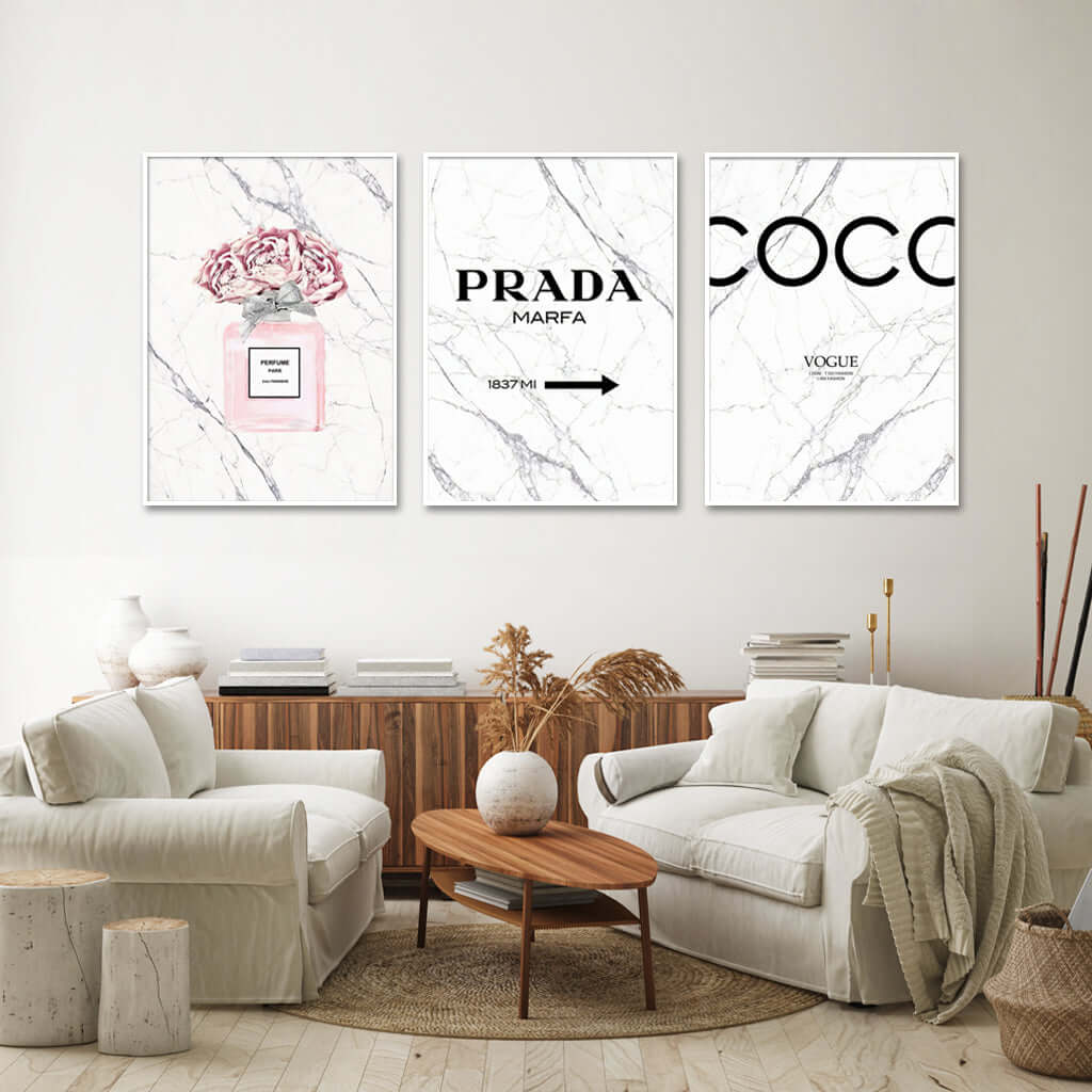 _label_, DSZ Product, feed-cond-new, feed-sl-free shipping, free-shipping, newWall Art 60Cm X 90Cm Fashion Perfume 3 Sets White Frame Canvas - Premium Home & Garden > Wall Art > Posters, Paintings & Prints from Artime ! Shop Online Buy Now at S & D's Value Store Family Business Best Customer Service_label_, DSZ Product, feed-cond-new, feed-sl-free shipping, free-shipping, new