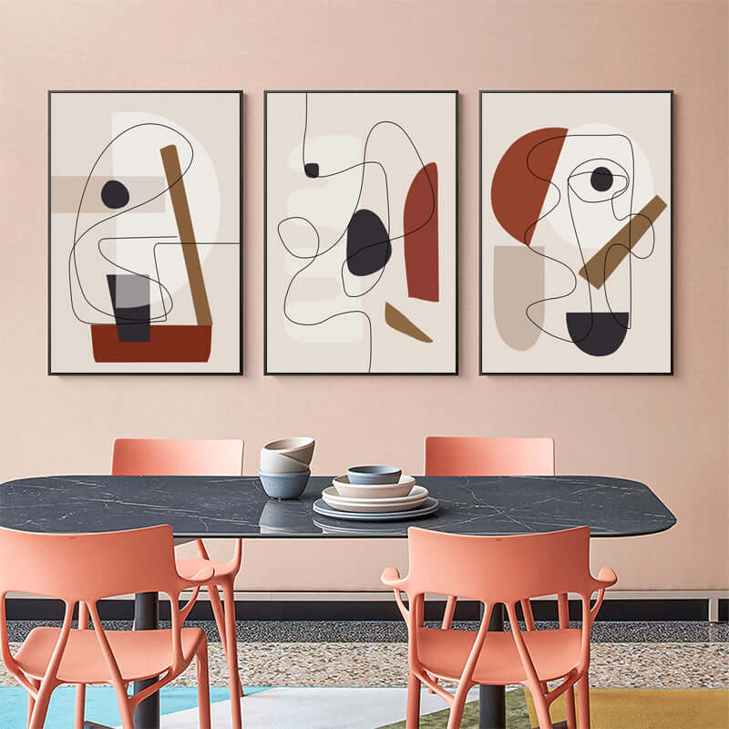 _label_, DSZ Product, feed-cond-new, feed-sl-free shipping, free-shipping, newWall Art 80Cm X 120Cm Abstract Line Art By Picasso 3 Sets Black Frame Canvas - Premium Home & Garden > Wall Art > Posters, Paintings & Prints from Artime ! Shop Online Buy Now at S & D's Value Store Family Business Best Customer Service_label_, DSZ Product, feed-cond-new, feed-sl-free shipping, free-shipping, new