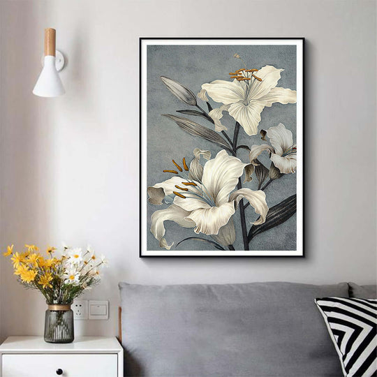 _label_, DSZ Product, feed-cond-new, feed-sl-free shipping, free-shipping, newWall Art 40Cm X 60Cm Floral Lily Ii Black Frame Canvas - Premium Home & Garden > Wall Art > Posters, Paintings & Prints from Artime ! Shop Online Buy Now at S & D's Value Store Family Business Best Customer Service_label_, DSZ Product, feed-cond-new, feed-sl-free shipping, free-shipping, new