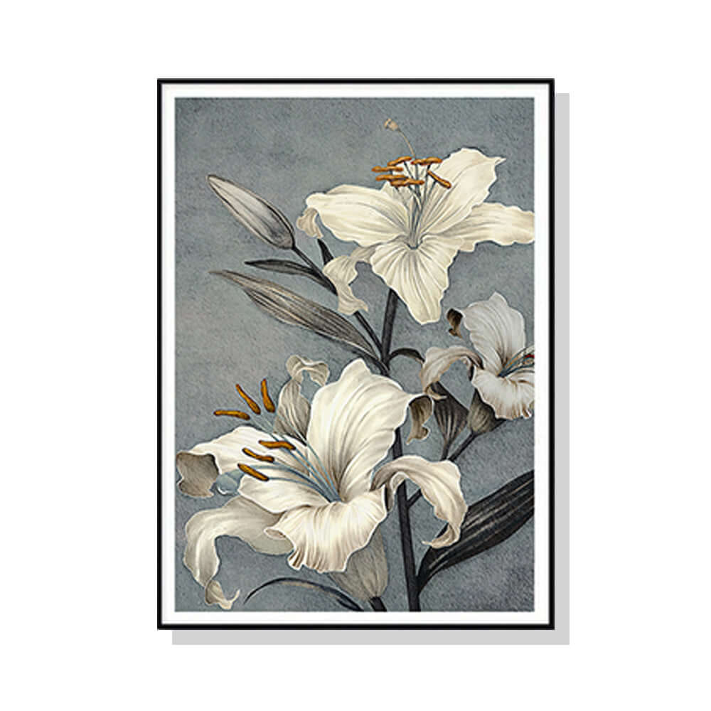 _label_, DSZ Product, feed-cond-new, feed-sl-free shipping, free-shipping, newWall Art 50Cm X 70Cm Floral Lily Ii Black Frame Canvas - Premium Home & Garden > Wall Art > Posters, Paintings & Prints from Artime ! Shop Online Buy Now at S & D's Value Store Family Business Best Customer Service_label_, DSZ Product, feed-cond-new, feed-sl-free shipping, free-shipping, new