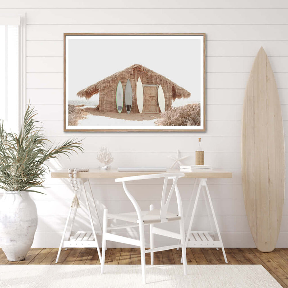 _label_, DSZ Product, feed-cond-new, feed-sl-free shipping, free-shipping, newWall Art 60Cm X 90Cm Surf Cabin Wood Frame Canvas - Premium Home & Garden > Wall Art > Posters, Paintings & Prints from Artime ! Shop Online Buy Now at S & D's Value Store Family Business Best Customer Service_label_, DSZ Product, feed-cond-new, feed-sl-free shipping, free-shipping, new