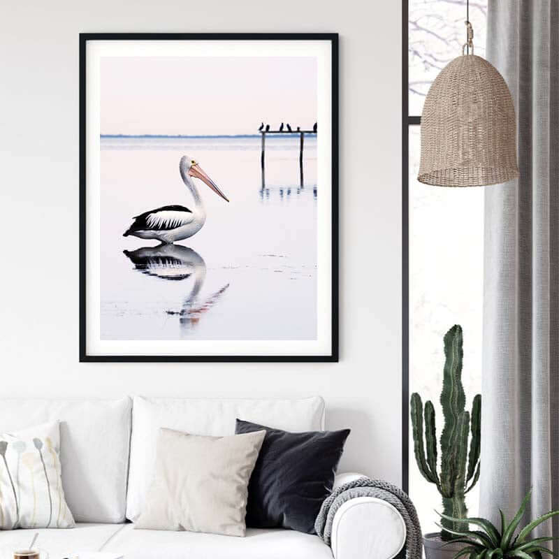 _label_, DSZ Product, feed-cond-new, feed-sl-free shipping, free-shipping, newWall Art 70Cm X 100Cm Pelican Black Frame Canvas - Premium Home & Garden > Wall Art > Posters, Paintings & Prints from Artime ! Shop Online Buy Now at S & D's Value Store Family Business Best Customer Service_label_, DSZ Product, feed-cond-new, feed-sl-free shipping, free-shipping, new