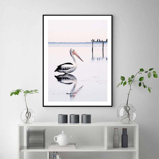 _label_, DSZ Product, feed-cond-new, feed-sl-free shipping, free-shipping, newWall Art 70Cm X 100Cm Pelican Black Frame Canvas - Premium Home & Garden > Wall Art > Posters, Paintings & Prints from Artime ! Shop Online Buy Now at S & D's Value Store Family Business Best Customer Service_label_, DSZ Product, feed-cond-new, feed-sl-free shipping, free-shipping, new