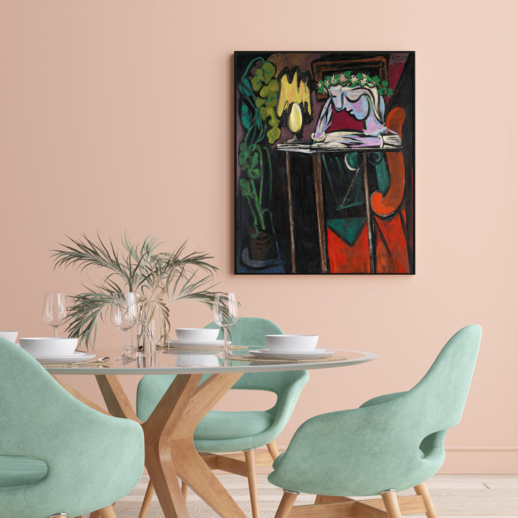 _label_, DSZ Product, feed-cond-new, feed-sl-free shipping, free-shipping, newWall Art 50Cm X 70Cm Reading Girl By Pablo Picasso Black Frame Canvas - Premium Home & Garden > Wall Art > Posters, Paintings & Prints from Artime ! Shop Online Buy Now at S & D's Value Store Family Business Best Customer Service_label_, DSZ Product, feed-cond-new, feed-sl-free shipping, free-shipping, new