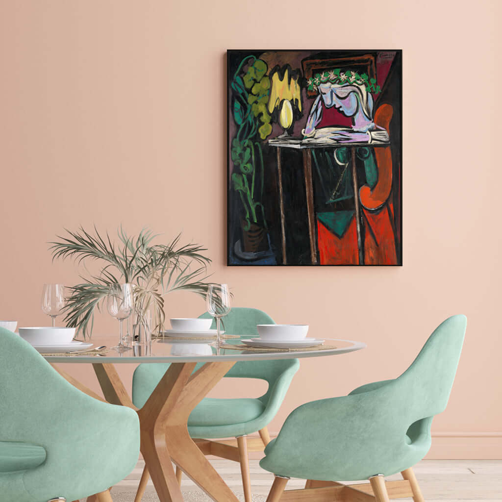 _label_, DSZ Product, feed-cond-new, feed-sl-free shipping, free-shipping, newWall Art 40Cm X 60Cm Reading Girl By Pablo Picasso Black Frame Canvas - Premium Home & Garden > Wall Art > Posters, Paintings & Prints from Artime ! Shop Online Buy Now at S & D's Value Store Family Business Best Customer Service_label_, DSZ Product, feed-cond-new, feed-sl-free shipping, free-shipping, new