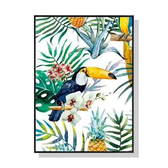 _label_, DSZ Product, feed-cond-new, feed-sl-free shipping, free-shipping, newWall Art 50Cm X 70Cm Toucan Plants Black Frame Canvas - Premium Home & Garden > Wall Art > Posters, Paintings & Prints from Artime ! Shop Online Buy Now at S & D's Value Store Family Business Best Customer Service_label_, DSZ Product, feed-cond-new, feed-sl-free shipping, free-shipping, new