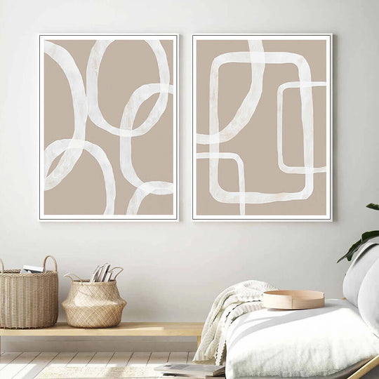 _label_, DSZ Product, feed-cond-new, feed-sl-free shipping, free-shipping, newWall Art 60Cm X 90Cm Abstract White Lines 2 Sets White Frame Canvas - Premium Home & Garden > Wall Art > Posters, Paintings & Prints from Artime ! Shop Online Buy Now at S & D's Value Store Family Business Best Customer Service_label_, DSZ Product, feed-cond-new, feed-sl-free shipping, free-shipping, new