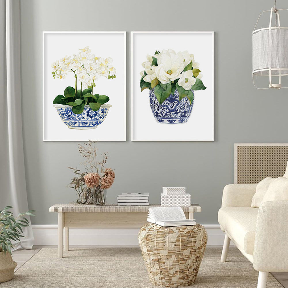 _label_, DSZ Product, feed-cond-new, feed-sl-free shipping, free-shipping, newWall Art 50Cm X 70Cm Elegant Flower 2 Sets White Frame Canvas - Premium Home & Garden > Wall Art > Posters, Paintings & Prints from Artime ! Shop Online Buy Now at S & D's Value Store Family Business Best Customer Service_label_, DSZ Product, feed-cond-new, feed-sl-free shipping, free-shipping, new