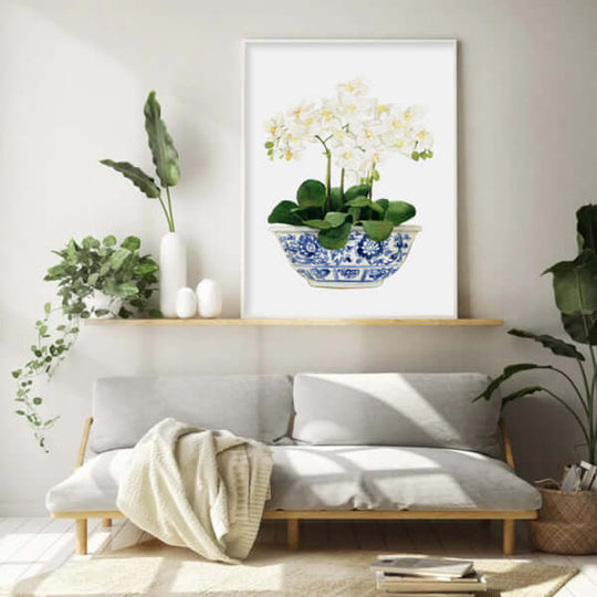 _label_, DSZ Product, feed-cond-new, feed-sl-free shipping, free-shipping, newWall Art 60Cm X 90Cm Elegant Flower 2 Sets White Frame Canvas - Premium Home & Garden > Wall Art > Posters, Paintings & Prints from Artime ! Shop Online Buy Now at S & D's Value Store Family Business Best Customer Service_label_, DSZ Product, feed-cond-new, feed-sl-free shipping, free-shipping, new