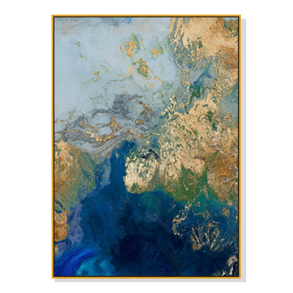 _label_, DSZ Product, feed-cond-new, feed-sl-free shipping, free-shipping, newWall Art 70Cm X 100Cm Marbled Blue Gold Artwork Gold Frame Canvas - Premium Home & Garden > Decor > Picture Frames from Artime ! Shop Online Buy Now at S & D's Value Store Family Business Best Customer Service_label_, DSZ Product, feed-cond-new, feed-sl-free shipping, free-shipping, new