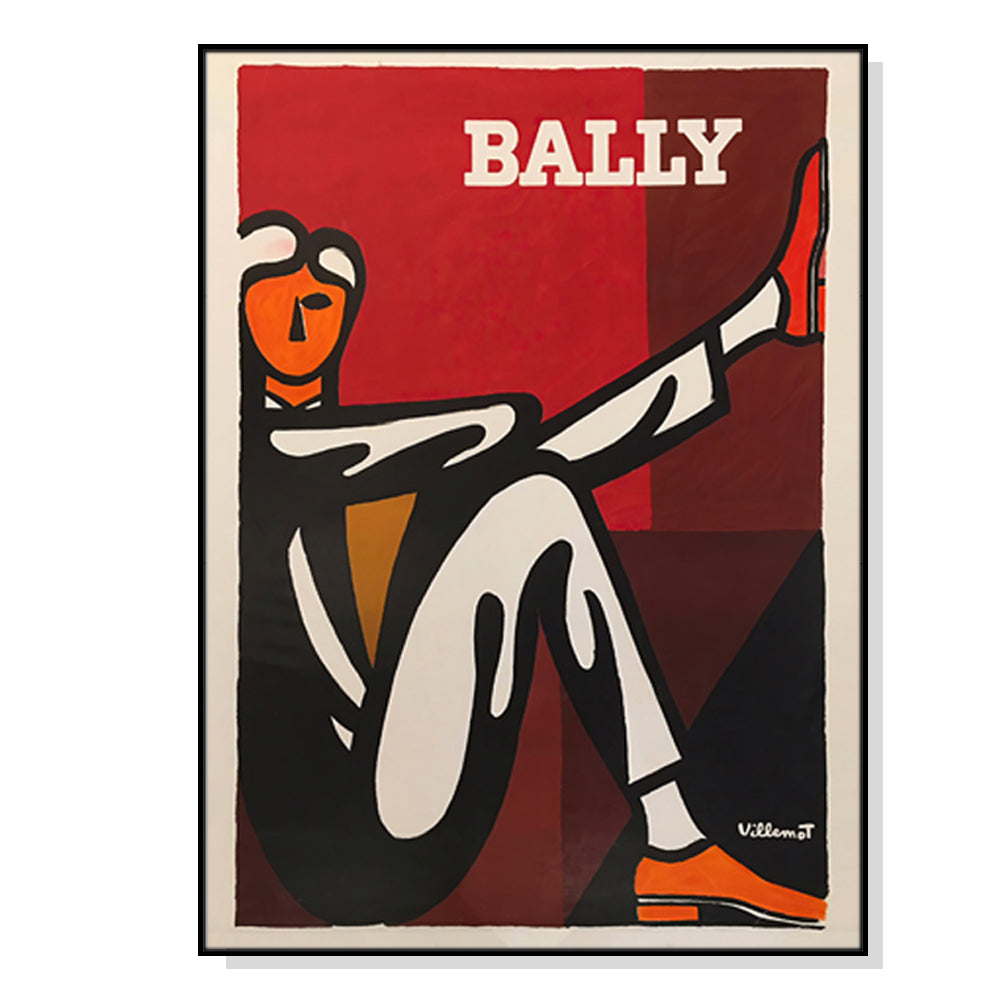 _label_, DSZ Product, feed-cond-new, feed-sl-free shipping, free-shipping, newWall Art 50Cm X 70Cm Bally Man By Villemot Black Frame Canvas - Premium Home & Garden > Wall Art > Posters, Paintings & Prints from Artime ! Shop Online Buy Now at S & D's Value Store Family Business Best Customer Service_label_, DSZ Product, feed-cond-new, feed-sl-free shipping, free-shipping, new