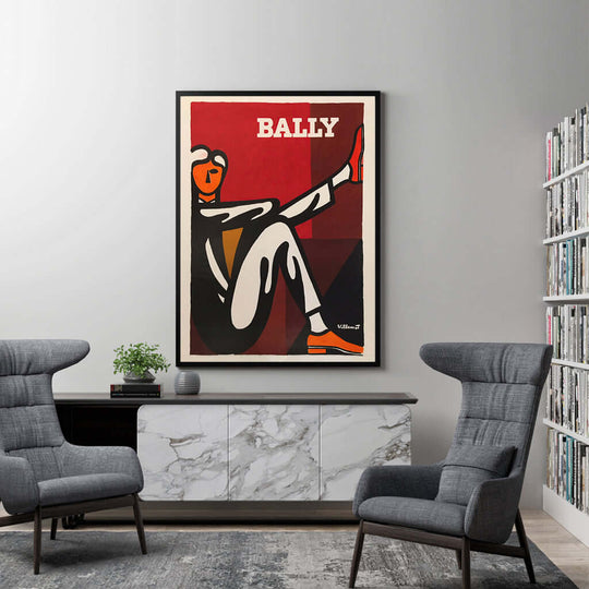 _label_, DSZ Product, feed-cond-new, feed-sl-free shipping, free-shipping, newWall Art 50Cm X 70Cm Bally Man By Villemot Black Frame Canvas - Premium Home & Garden > Wall Art > Posters, Paintings & Prints from Artime ! Shop Online Buy Now at S & D's Value Store Family Business Best Customer Service_label_, DSZ Product, feed-cond-new, feed-sl-free shipping, free-shipping, new