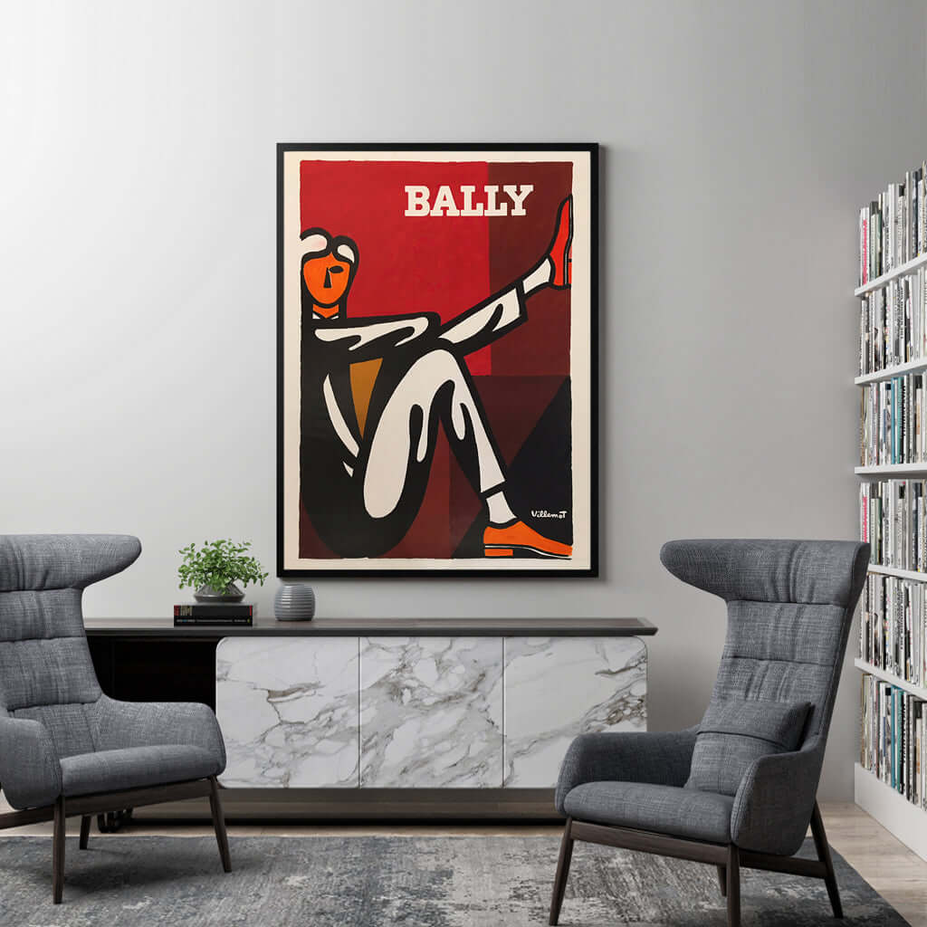 _label_, DSZ Product, feed-cond-new, feed-sl-free shipping, free-shipping, newWall Art 40Cm X 60Cm Bally Man By Villemot Black Frame Canvas - Premium Home & Garden > Wall Art > Posters, Paintings & Prints from Artime ! Shop Online Buy Now at S & D's Value Store Family Business Best Customer Service_label_, DSZ Product, feed-cond-new, feed-sl-free shipping, free-shipping, new