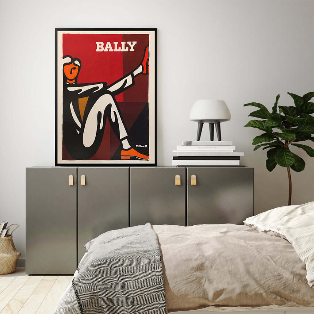 _label_, DSZ Product, feed-cond-new, feed-sl-free shipping, free-shipping, newWall Art 40Cm X 60Cm Bally Man By Villemot Black Frame Canvas - Premium Home & Garden > Wall Art > Posters, Paintings & Prints from Artime ! Shop Online Buy Now at S & D's Value Store Family Business Best Customer Service_label_, DSZ Product, feed-cond-new, feed-sl-free shipping, free-shipping, new