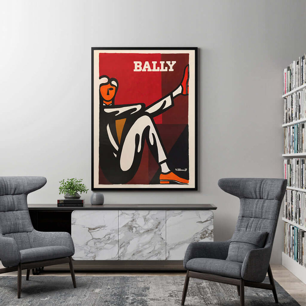 _label_, DSZ Product, feed-cond-new, feed-sl-free shipping, free-shipping, newWall Art 80Cm X 120Cm Bally Man By Villemot Black Frame Canvas - Premium Home & Garden > Wall Art > Posters, Paintings & Prints from Artime ! Shop Online Buy Now at S & D's Value Store Family Business Best Customer Service_label_, DSZ Product, feed-cond-new, feed-sl-free shipping, free-shipping, new