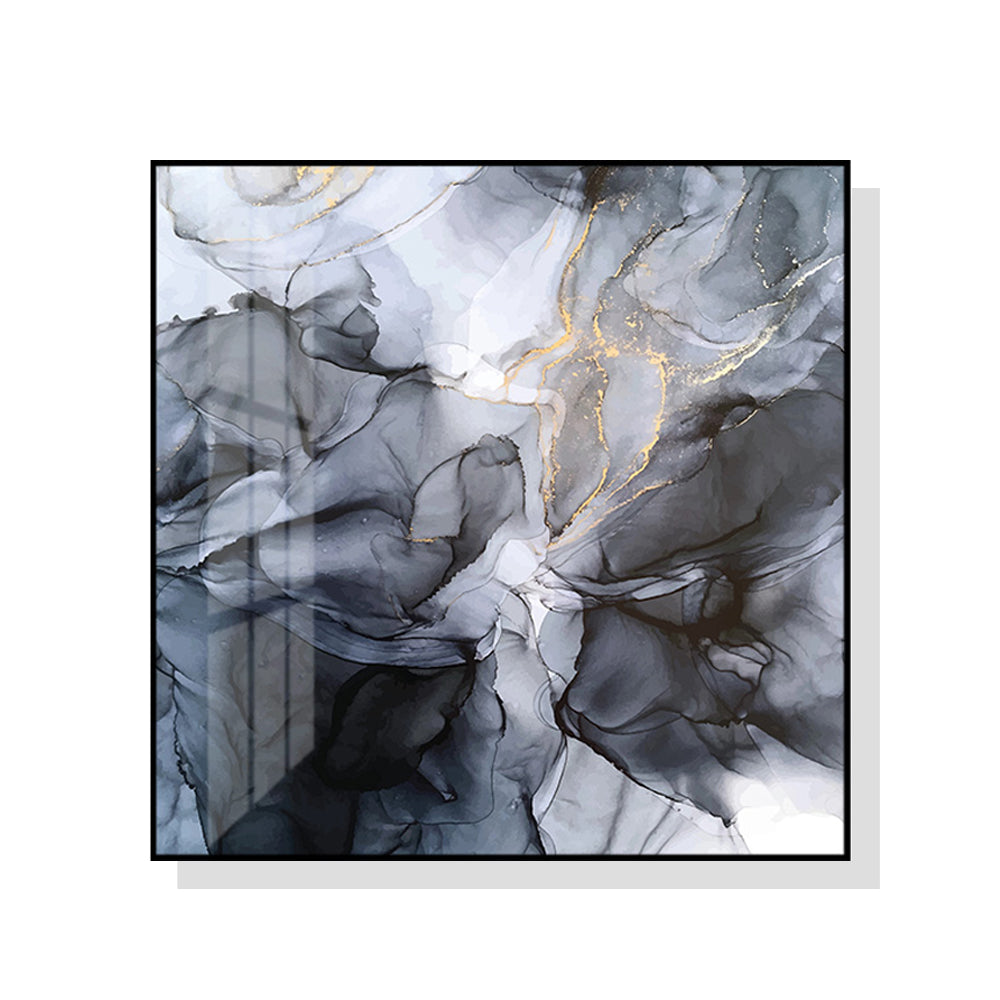 _label_, DSZ Product, feed-cond-new, feed-sl-free shipping, free-shipping, newWall Art 50Cm X 50Cm Marbled Black Grey Black Frame Canvas - Premium Home & Garden > Decor > Picture Frames from Artime ! Shop Online Buy Now at S & D's Value Store Family Business Best Customer Service_label_, DSZ Product, feed-cond-new, feed-sl-free shipping, free-shipping, new