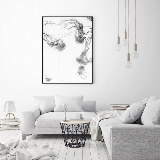 _label_, DSZ Product, feed-cond-new, feed-sl-free shipping, free-shipping, newWall Art 50Cm X 70Cm Jellyfish Black Frame Canvas - Premium Home & Garden > Hobbies > Arts & Crafts from Artime ! Shop Online Buy Now at S & D's Value Store Family Business Best Customer Service_label_, DSZ Product, feed-cond-new, feed-sl-free shipping, free-shipping, new