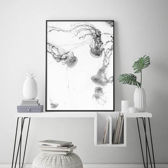 _label_, DSZ Product, feed-cond-new, feed-sl-free shipping, free-shipping, newWall Art 50Cm X 70Cm Jellyfish Black Frame Canvas - Premium Home & Garden > Hobbies > Arts & Crafts from Artime ! Shop Online Buy Now at S & D's Value Store Family Business Best Customer Service_label_, DSZ Product, feed-cond-new, feed-sl-free shipping, free-shipping, new