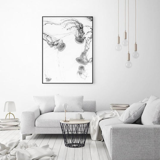 _label_, DSZ Product, feed-cond-new, feed-sl-free shipping, free-shipping, newWall Art 40Cm X 60Cm Jellyfish Black Frame Canvas - Premium Home & Garden > Hobbies > Arts & Crafts from Artime ! Shop Online Buy Now at S & D's Value Store Family Business Best Customer Service_label_, DSZ Product, feed-cond-new, feed-sl-free shipping, free-shipping, new