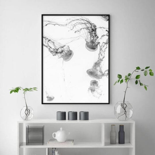 _label_, DSZ Product, feed-cond-new, feed-sl-free shipping, free-shipping, newWall Art 80Cm X 120Cm Jellyfish Black Frame Canvas - Premium Home & Garden > Hobbies > Arts & Crafts from Artime ! Shop Online Buy Now at S & D's Value Store Family Business Best Customer Service_label_, DSZ Product, feed-cond-new, feed-sl-free shipping, free-shipping, new