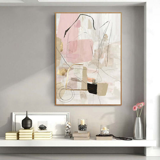 _label_, DSZ Product, feed-cond-new, feed-sl-free shipping, free-shipping, newWall Art 60Cm X 90Cm Abstract Pink Gold Frame Canvas - Premium Home & Garden > Wall Art > Posters, Paintings & Prints from Artime ! Shop Online Buy Now at S & D's Value Store Family Business Best Customer Service_label_, DSZ Product, feed-cond-new, feed-sl-free shipping, free-shipping, new