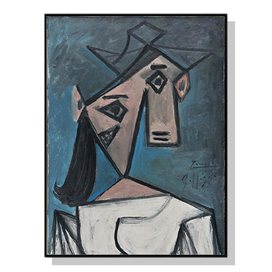 _label_, DSZ Product, feed-cond-new, feed-sl-free shipping, free-shipping, newWall Art 50Cm X 70Cm Head Of A Woman By Pablo Picasso Black Frame Canvas - Premium Home & Garden > Wall Art > Posters, Paintings & Prints from Artime ! Shop Online Buy Now at S & D's Value Store Family Business Best Customer Service_label_, DSZ Product, feed-cond-new, feed-sl-free shipping, free-shipping, new