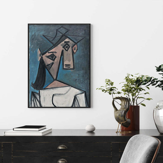 _label_, DSZ Product, feed-cond-new, feed-sl-free shipping, free-shipping, newWall Art 50Cm X 70Cm Head Of A Woman By Pablo Picasso Black Frame Canvas - Premium Home & Garden > Wall Art > Posters, Paintings & Prints from Artime ! Shop Online Buy Now at S & D's Value Store Family Business Best Customer Service_label_, DSZ Product, feed-cond-new, feed-sl-free shipping, free-shipping, new