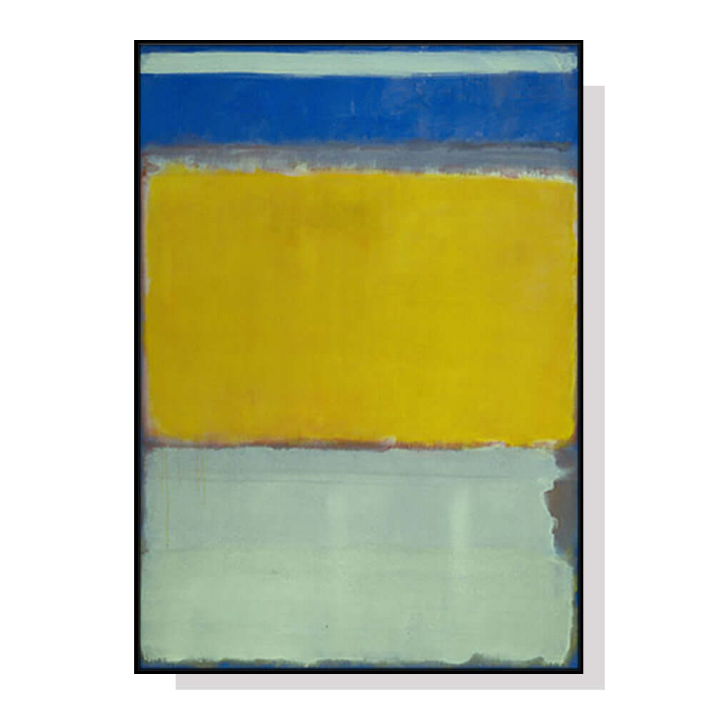 _label_, DSZ Product, feed-cond-new, feed-sl-free shipping, free-shipping, newWall Art 50Cm X 70Cm Blue Yellow Green By Mark Rothko Black Frame Canvas - Premium Home & Garden > Wall Art > Posters, Paintings & Prints from Artime ! Shop Online Buy Now at S & D's Value Store Family Business Best Customer Service_label_, DSZ Product, feed-cond-new, feed-sl-free shipping, free-shipping, new