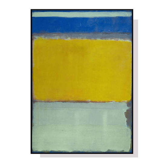 _label_, DSZ Product, feed-cond-new, feed-sl-free shipping, free-shipping, newWall Art 50Cm X 70Cm Blue Yellow Green By Mark Rothko Black Frame Canvas - Premium Home & Garden > Wall Art > Posters, Paintings & Prints from Artime ! Shop Online Buy Now at S & D's Value Store Family Business Best Customer Service_label_, DSZ Product, feed-cond-new, feed-sl-free shipping, free-shipping, new