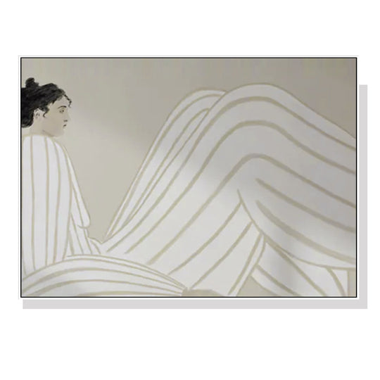 _label_, DSZ Product, feed-cond-new, feed-sl-free shipping, free-shipping, newWall Art 40Cm X 60Cm Abstract Lady White Frame Canvas - Premium Home & Garden > Wall Art > Posters, Paintings & Prints from Artime ! Shop Online Buy Now at S & D's Value Store Family Business Best Customer Service_label_, DSZ Product, feed-cond-new, feed-sl-free shipping, free-shipping, new