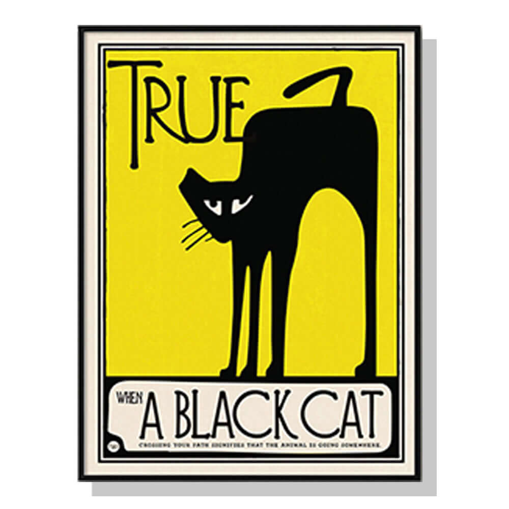 _label_, DSZ Product, feed-cond-new, feed-sl-free shipping, free-shipping, newWall Art 40Cm X 60Cm Black Cat Black Frame Canvas - Premium Home & Garden > Decor > Picture Frames from Artime ! Shop Online Buy Now at S & D's Value Store Family Business Best Customer Service_label_, DSZ Product, feed-cond-new, feed-sl-free shipping, free-shipping, new