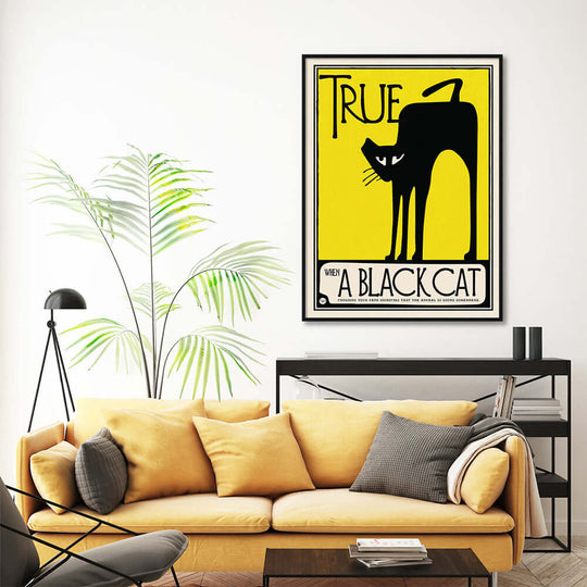 _label_, DSZ Product, feed-cond-new, feed-sl-free shipping, free-shipping, newWall Art 40Cm X 60Cm Black Cat Black Frame Canvas - Premium Home & Garden > Decor > Picture Frames from Artime ! Shop Online Buy Now at S & D's Value Store Family Business Best Customer Service_label_, DSZ Product, feed-cond-new, feed-sl-free shipping, free-shipping, new