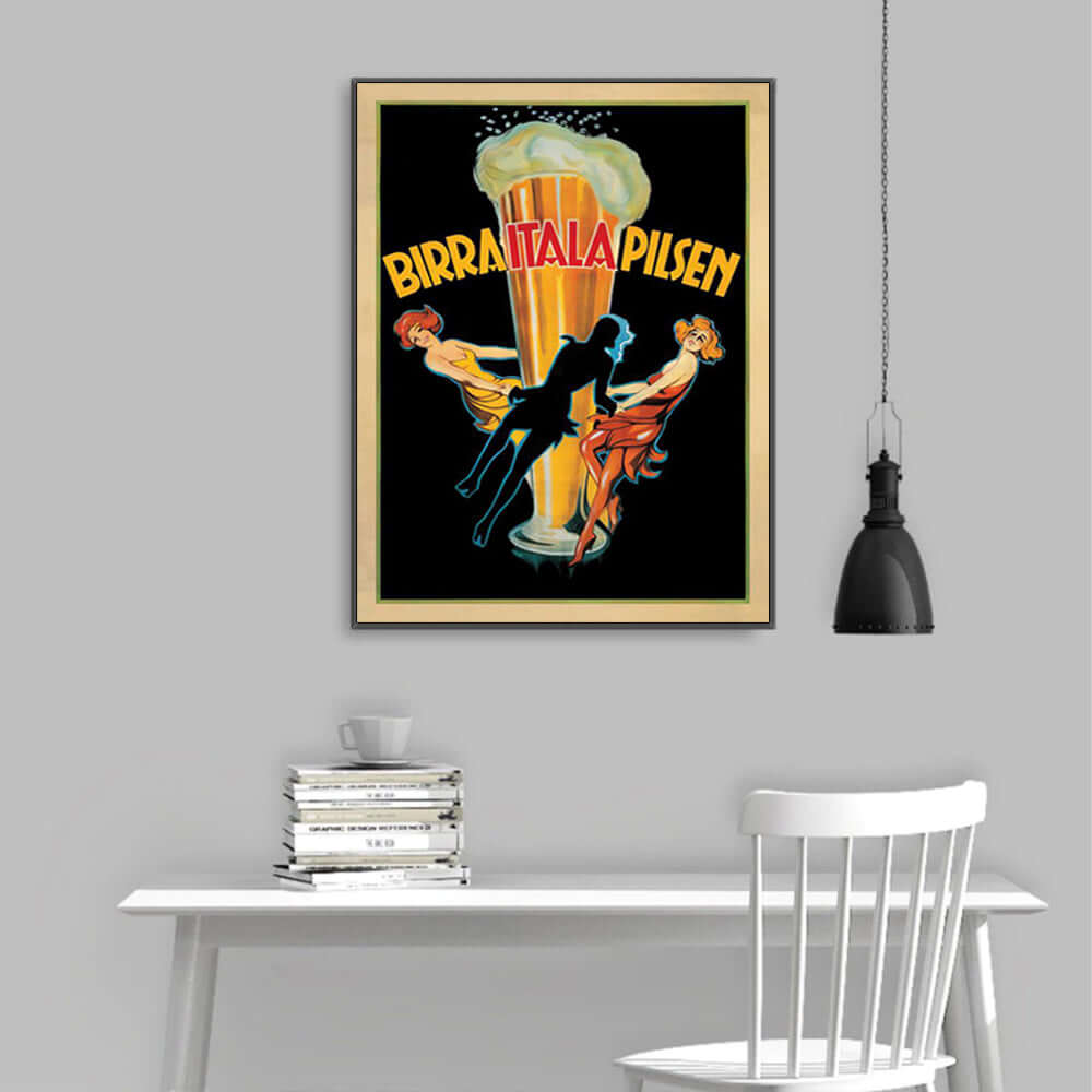 _label_, DSZ Product, feed-cond-new, feed-sl-free shipping, free-shipping, newWall Art 50Cm X 70Cm Birra Itala Pilsen Black Frame Canvas - Premium Home & Garden > Wall Art > Posters, Paintings & Prints from Artime ! Shop Online Buy Now at S & D's Value Store Family Business Best Customer Service_label_, DSZ Product, feed-cond-new, feed-sl-free shipping, free-shipping, new