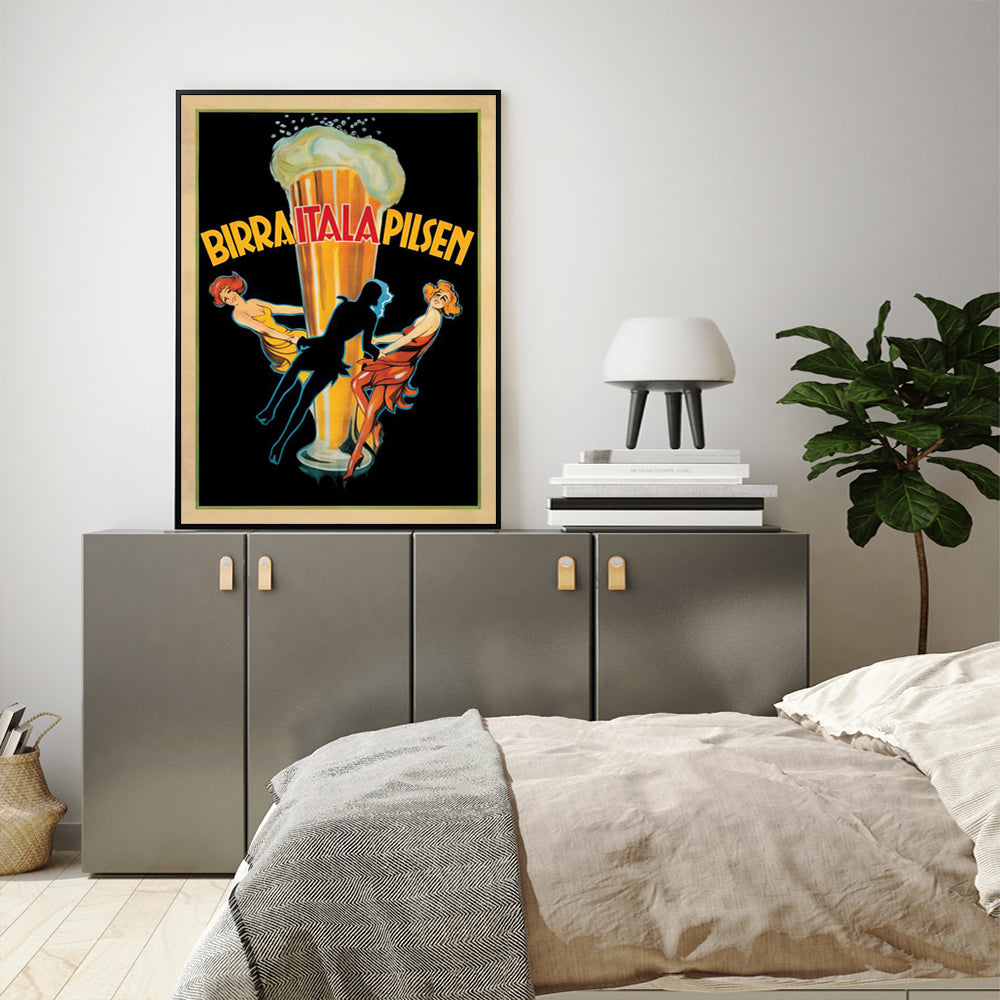 _label_, DSZ Product, feed-cond-new, feed-sl-free shipping, free-shipping, newWall Art 60Cm X 90Cm Birra Itala Pilsen Black Frame Canvas - Premium Home & Garden > Wall Art > Posters, Paintings & Prints from Artime ! Shop Online Buy Now at S & D's Value Store Family Business Best Customer Service_label_, DSZ Product, feed-cond-new, feed-sl-free shipping, free-shipping, new