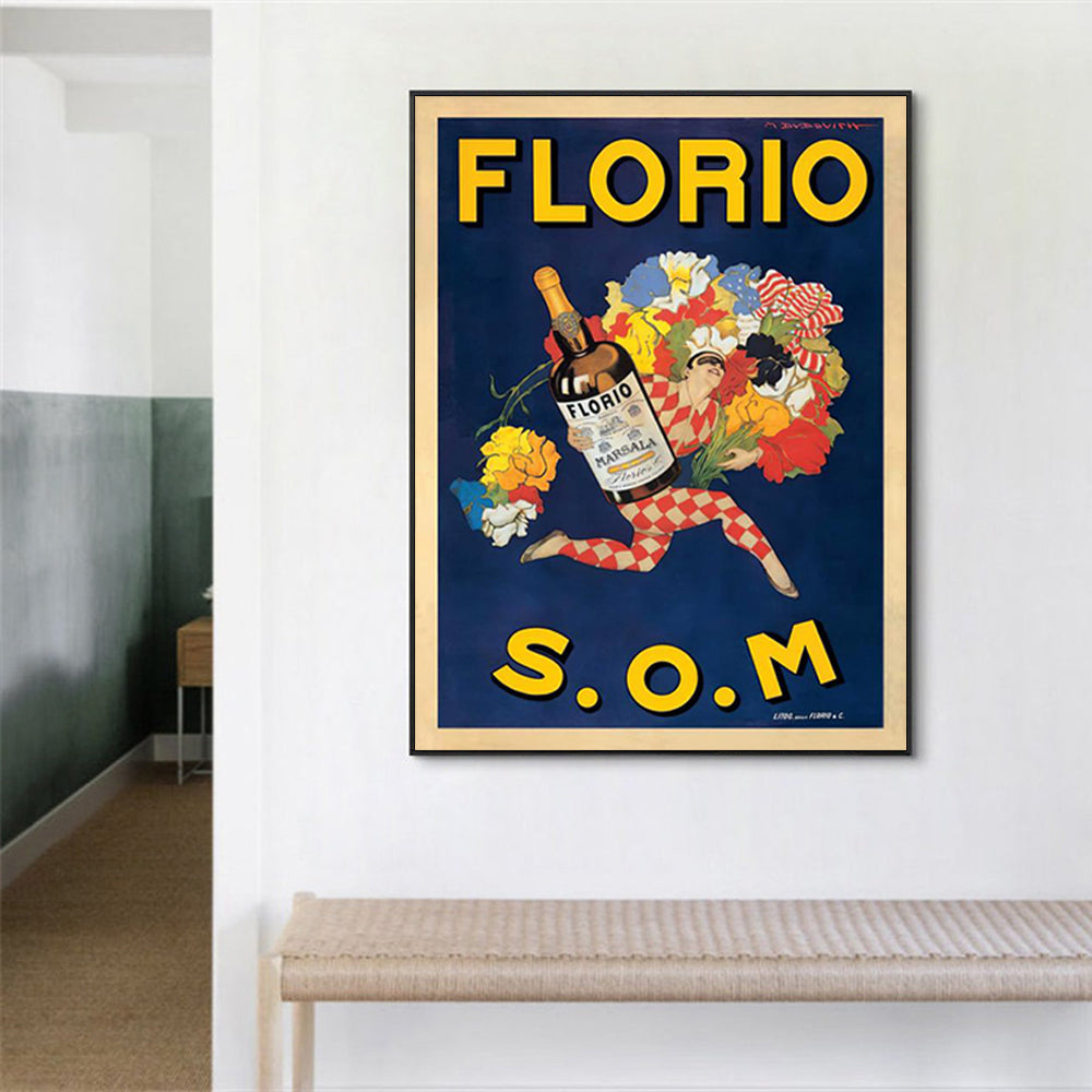 _label_, DSZ Product, feed-cond-new, feed-sl-free shipping, free-shipping, newWall Art 50Cm X 70Cm Florio S.O.M Black Frame Canvas - Premium Home & Garden > Wall Art > Posters, Paintings & Prints from Artime ! Shop Online Buy Now at S & D's Value Store Family Business Best Customer Service_label_, DSZ Product, feed-cond-new, feed-sl-free shipping, free-shipping, new