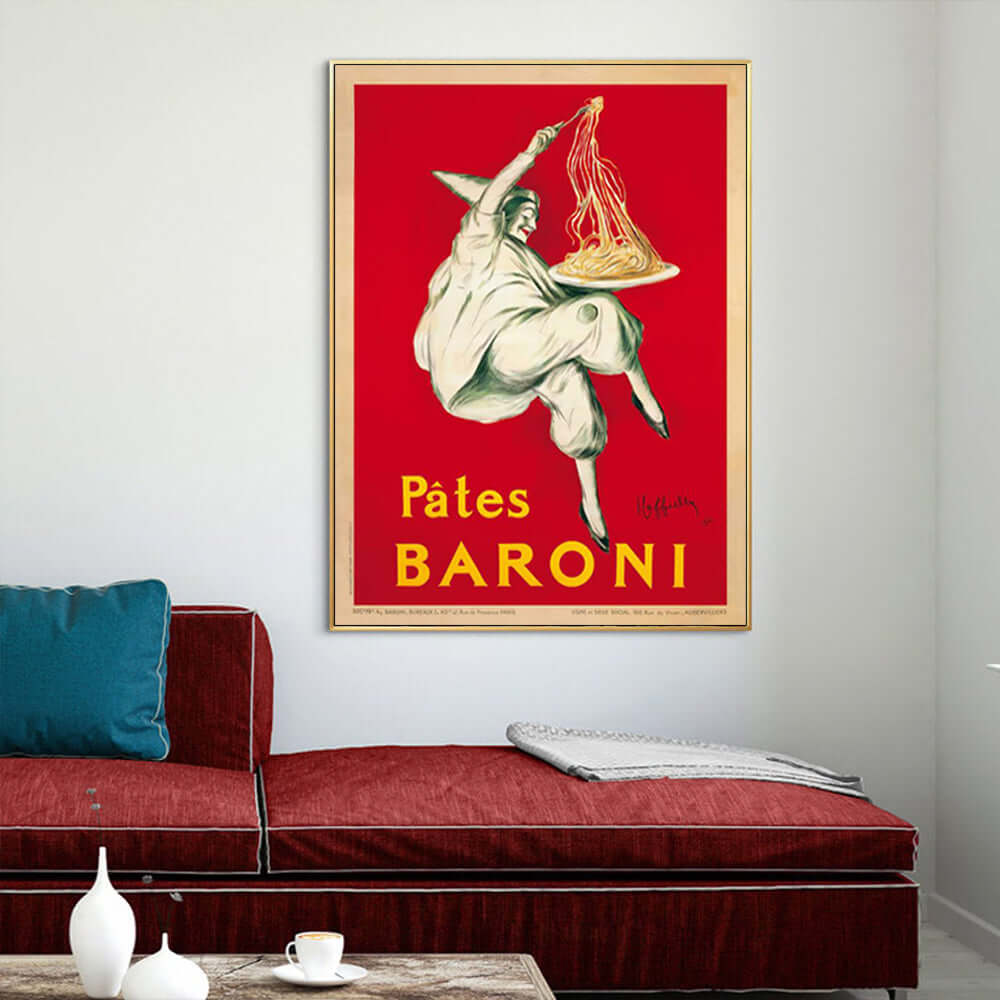 _label_, DSZ Product, feed-cond-new, feed-sl-free shipping, free-shipping, newWall Art 50Cm X 70Cm Pates Baroni Pasta Gold Frame Canvas - Premium Home & Garden > Wall Art > Posters, Paintings & Prints from Artime ! Shop Online Buy Now at S & D's Value Store Family Business Best Customer Service_label_, DSZ Product, feed-cond-new, feed-sl-free shipping, free-shipping, new